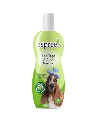 Espree Tea Tree & Aloe Shampoo 355ml - leczniczy szampon do podrażnionej skóry psa, koncentrat 1:5