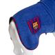 Max&Molly FC Barcelona Dog Bathrobe - szlafrok dla psa, miękki i chłonny, z motywem klubu piłkarskiego