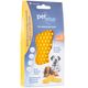 Pet+Me Medium Silicone Brush Yellow - szczotka silikonowa dla psa, o sierści krótkiej i gęstej, długiej i jedwabistej lub szorstkowłosego