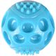 Flamingo Squeak Ball Blue 8cm - piłka dla psa z wypustkami i piszczałką