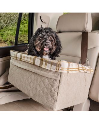 PetSafe Happy Ride Booster Seat Tan - fotelik samochodowy dla psa, beżowy