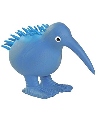 Kiwi Walker Whistle Figure Blue - piszcząca zabawka dla psa, zabawny niebieski ptak