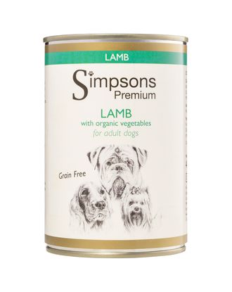 Simpsons Premium Lamb Casserole Adult - mokra karma dla psa, zapiekanka z jagnięciną
