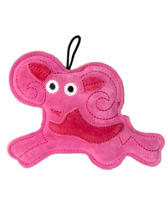Kiwi Walker Leather Toy Capricorn 15cm - zabawka dla psa ze skóry naturalnej, różowy koziorożec