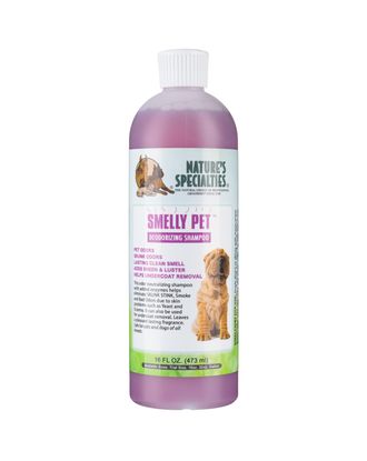 Nature's Specialties Smelly Pet Shampoo - szampon enzymatyczny eliminujący brzydkie zapachy,  dla psa i kota, koncentrat 1:24 - 473ml