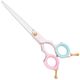 Blovi Teddy Line Pink Asian Style Scissors 6.5" – Ultralight Straight Scissors