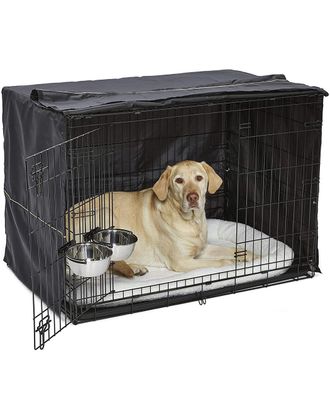 MidWest iCrate Kit zestaw XL, 108x73x77cm, zestaw: klatka z pokrowcem, legowiskiem i 2 miskami.