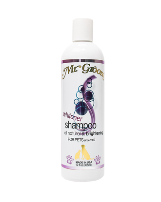 Mr Groom Whitener Shampoo - szampon uwydatniający biały i jasny kolor sierści psa i kota, koncentrat 1:25 - 355ml