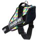 Julius-K9 IDC Powerharness Retro - szelki dla psa, z odblaskami, w kolorowe trójkąty