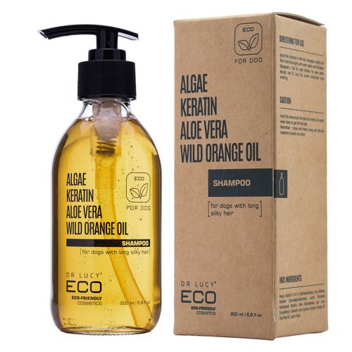 Dr Lucy Eco Line Long Hair Shampoo 200ml - ekologiczny szampon dla psa, do włosów długich i lejących się
