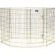 MidWest Gold Zinc Exercise Pen 61x122cm - Durable Gold-Colored Zinc-Plated Dog Playpen