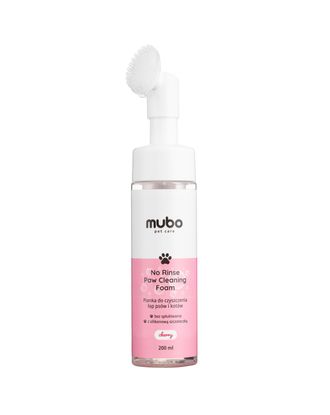 Mubo No Rinse Paw Cleaning Foam Cherry 200ml - pianka do mycia łapek psa i kota, bez spłukiwania, wiśniowa
