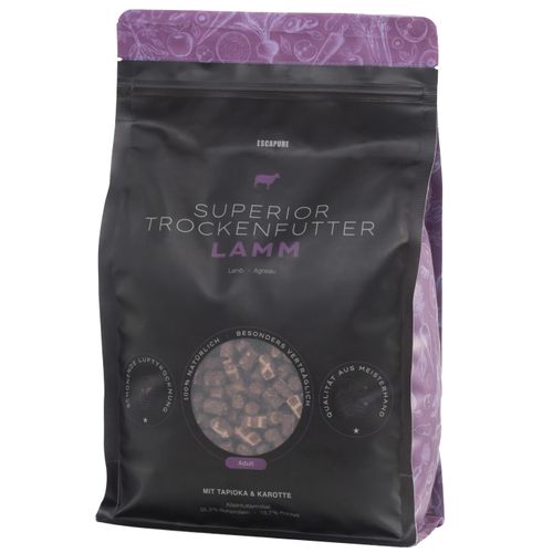 Escapure Superior Lamm Adult 1,5kg - bezzbożowa monoproteinowa sucha karma dla psa, jagnięcina