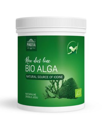 Pokusa RawDietLine Bio Alga - mączka z norweskich alg morskich, bogate źródło składników odżywczych - 1,2kg