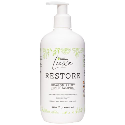 Groom Professional Luxe Restore Shampoo 350ml - dragon fruit scent, concentrate 30:1