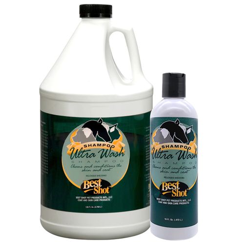 Best Shot Ultra Wash Shampoo - kondycjonujący, niskopieniący szampon do zasadniczego mycia psa, kota i konia, koncentrat 1:7