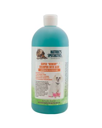 Nature's Specialties Super Remedy Shampoo with Aloe - szampon przeciw insektom dla psa i kota, koncentrat 1:8 - 946ml