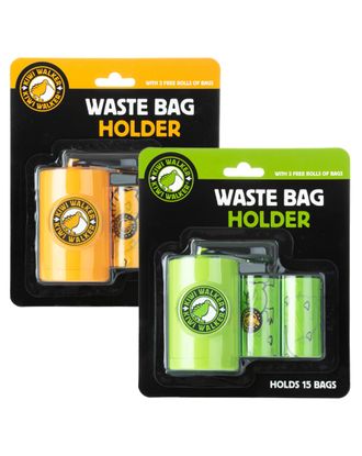 Kiwi Walker Waste Bag Holder - pojemnik na woreczki dla psa + 2 rolki worków