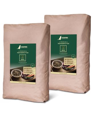 Escapure Premium Wild - wysokiej jakości karma dla psa, dziczyzna wypiekana w piecu - 2x 12kg