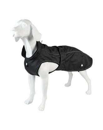 Max&Molly Raincoat for Dogs Matrix 2.0 Black - kurtka dla psa, płaszcz przeciwdeszczowy, czarny
