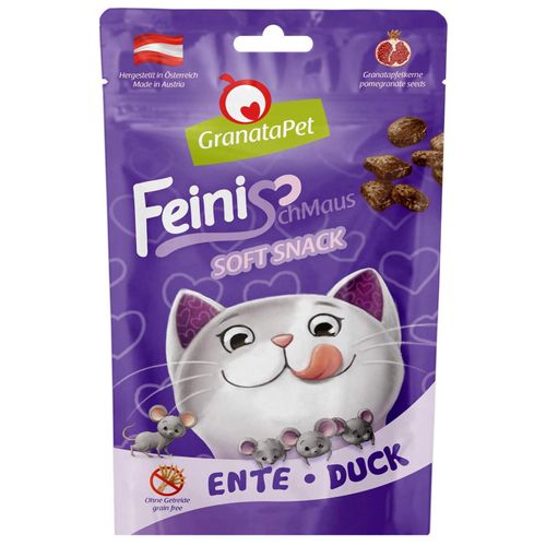 GranataPet FeiniSchmaus Duck 50g - miękkie smaczki dla kota, kaczka