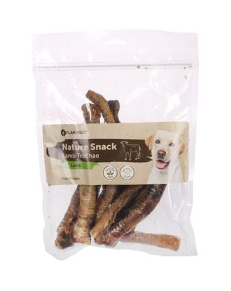 Flamingo Natural Snack Lamb Trachae 200g - naturalne przysmaki dla psa, tchawica jagnięca