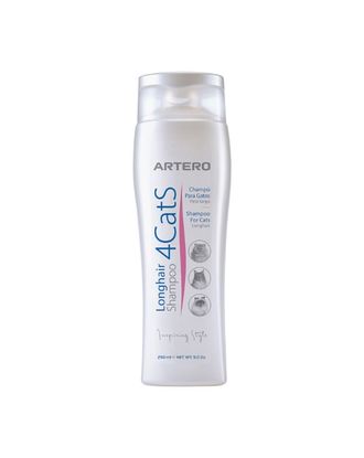 Artero 4Cats Long Hair Shampoo 250ml - szampon dla kota, do długiej sierści
