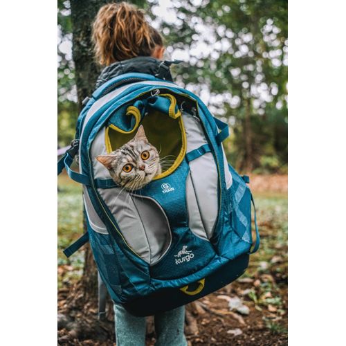 Kurgo G-Train K9 Pack - Dog & Cat Backpack, Ink Blue