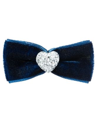 Blovi Bow Velvet welurowa kokardka z sercem