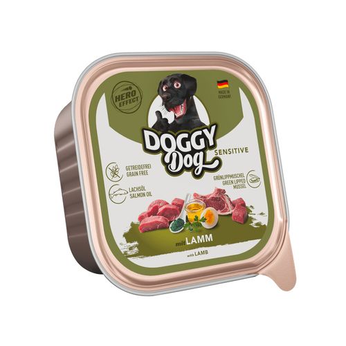 Doggy Dog Lamb Sensitive 150g - bezzbożowa mokra karma dla psa, z jagnięciną
