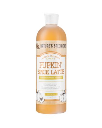 Nature's Specialties Pupkin' Spice Latte Shampoo - odżywczo-nawilżający szampon dla psa i kota, o zapachu ciasta dyniowego, koncentrat 1:24 - 473ml