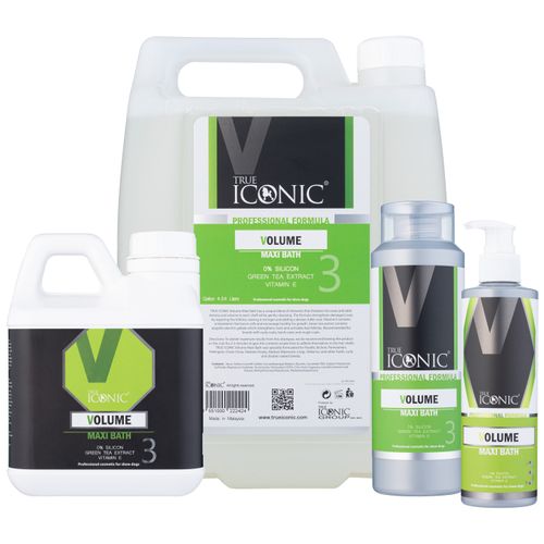 True Iconic Volume Maxi Bath - szampon teksturyzujący i dodający objętości sierści, koncentrat