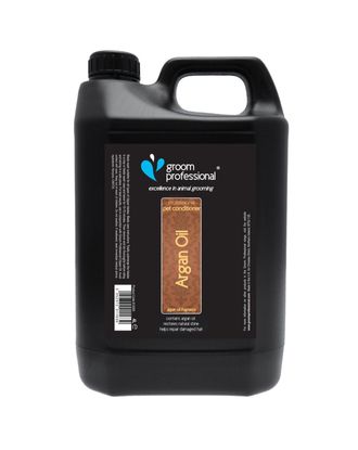 Groom Professional Argan Oil Conditioner - intensywnie nawilżająca odżywka do sierści z olejkiem arganowym, koncentrat 1:10 - 4L