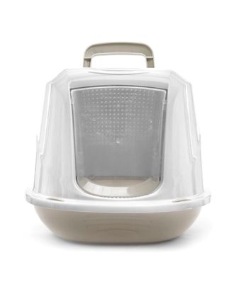 Record Arena Cat Litter Box 45x36x32cm - kuweta dla kota zamykana, z filtrem przeciwzapachowym