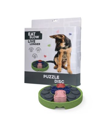 Eat Slow Live Longer Puzzle Disc - zabawka dla psa na inteligencję, dysk