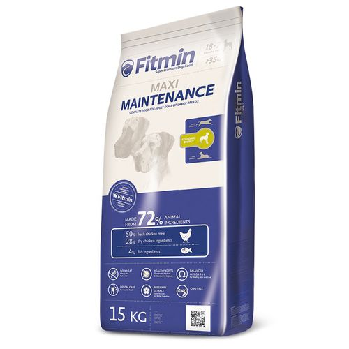 Fitmin Maxi Maintenance 15kg - pełnowartościowa karma dla dorosłych psów ras dużych i olbrzymich, z kurczakiem