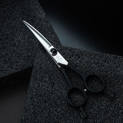 Jargem Black Curved Scissors 5,5