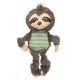 Flamingo Drala Sloth Grey 29cm - pluszowy leniwiec dla psa, z piszczałką, szary