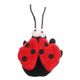 Flamingo Cat Zingu LadyBug - mała zabawka dla kota, pluszowa biedronka z kocimiętką