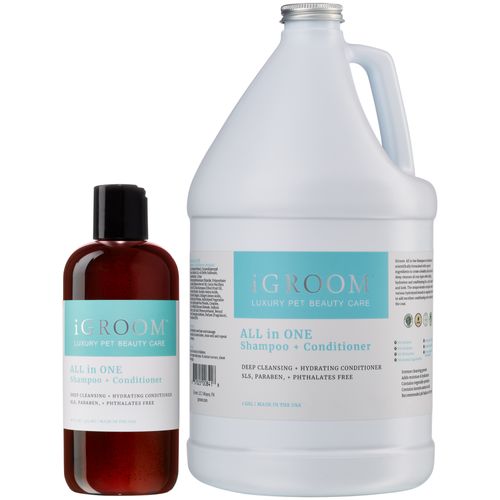 iGroom All in One Shampoo & Conditioner - szampon z odżywką dla psa i kota, koncentrat 1:16