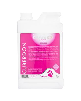 Diamex Cuberdon - delikatny szampon do każdego typu sierści, o zapachu oranżady, koncentrat 1:8 - 1L