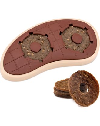 PetSafe Busy Buddy Slab o' Sirloin - gryzak z przysmakiem dla psa, stek wołowy