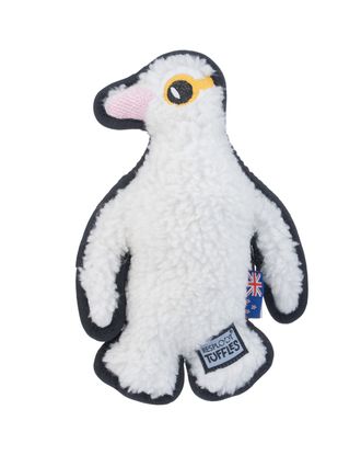 Resploot Tuffles Penguin - wytrzymała zabawka dla psa, pingwin z materiałów z recyklingu, z piszczałką