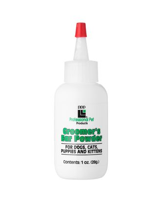PPP Groomer's Ear Powder - puder do pielęgnacji i usuwania włosów z uszu psa i kota - 28g