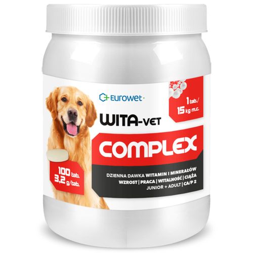 Eurowet Wita-Vet  Complex - preparat minerałowo-witaminowy dla psów dorosłych i szczeniąt