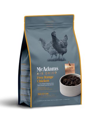 McAdams Air Dried Free Range Chicken - karma półwilgotna dla psa, suszona powietrzem, kurczak z wolnego wybiegu