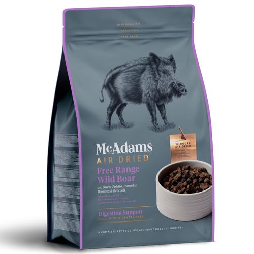 McAdams Air Dried Free Range Wild Boar - karma półwilgotna dla psa, suszona powietrzem, z dzikiem