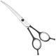 Geib Gator Trim 'n' Cut Curved Scissors - lekkie, ostre i poręczne nożyczki gięte z teflonowym uchwytem i cienkimi ostrzami