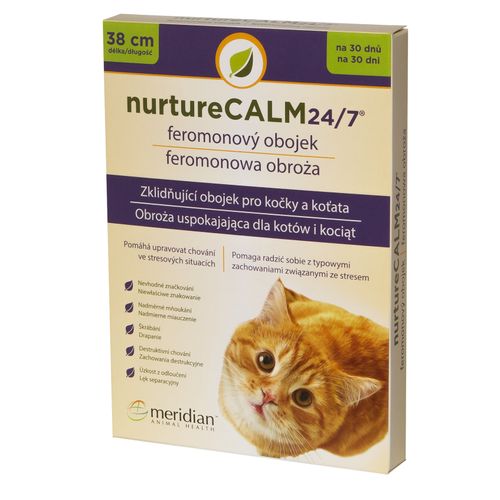 nurtureCALM 24/7 Cat 38cm - uspokajająca obroża feromonowa dla kota