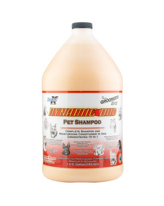 Double K Dynamic Duo - 2w1 szampon z odżywką dla psa, kota, konia, koncentrat 1:15 - 3,8L